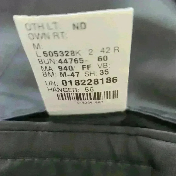 Lauren Ralph Lauren Blazer Mens 42R Wool Suit Jacket 2 Button - Picture 6 of 6